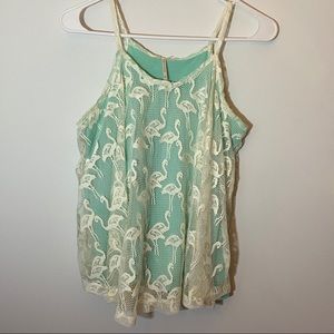 Flamingo Tank Top Size L (Junior Size)